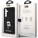 Husa pentru Samsung Galaxy S24 Plus - Karl Lagerfeld Hardcase Fixed Glitter (KLHCS24MGKNPSK) - Ikonik Logo