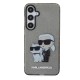 Husa pentru Samsung Galaxy S24 Plus - Karl Lagerfeld Hardcase Glitter (KLHCS24MHNKCTGK) - Karl&Choupette