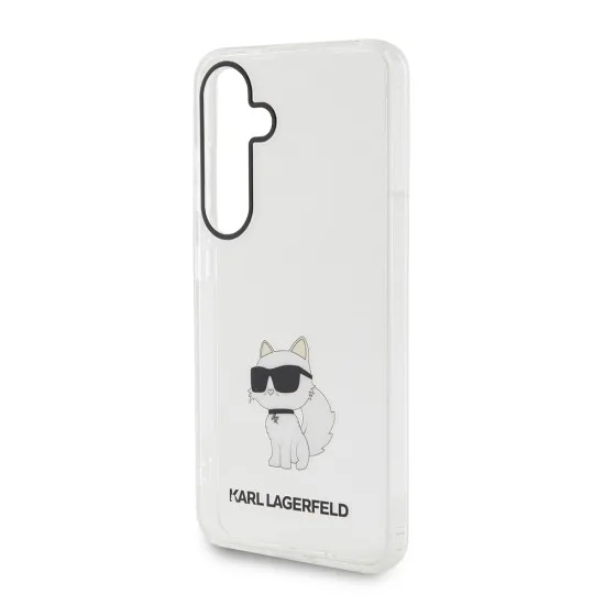 Husa pentru Samsung Galaxy S24 Plus - Karl Lagerfeld IML Luxury (KLHCS24MHNCHTCT) - Transparent Choupette Husa pentru Samsung Galaxy S24 Plus - Karl Lagerfeld IML Luxury (KLHCS24MHNCHTCT) - Transparent Choupette