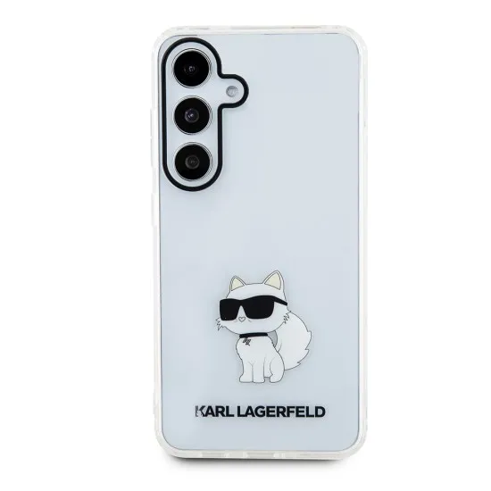 Husa pentru Samsung Galaxy S24 Plus - Karl Lagerfeld IML Luxury (KLHCS24MHNCHTCT) - Transparent Choupette Husa pentru Samsung Galaxy S24 Plus - Karl Lagerfeld IML Luxury (KLHCS24MHNCHTCT) - Transparent Choupette