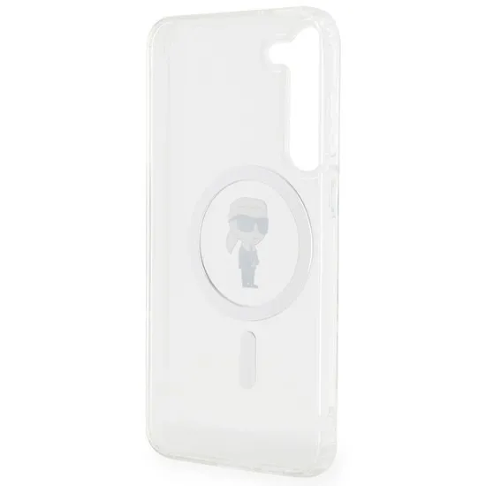 Husa pentru Samsung Galaxy S24 Plus - Karl Lagerfeld IML Luxury MagSafe (KLHMS24MHFCKNOT) - Transparent Ikonik Husa pentru Samsung Galaxy S24 Plus - Karl Lagerfeld IML Luxury MagSafe (KLHMS24MHFCKNOT) - Transparent Ikonik