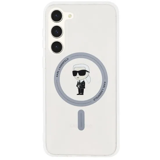 Husa pentru Samsung Galaxy S24 Plus - Karl Lagerfeld IML Luxury MagSafe (KLHMS24MHFCKNOT) - Transparent Ikonik Husa pentru Samsung Galaxy S24 Plus - Karl Lagerfeld IML Luxury MagSafe (KLHMS24MHFCKNOT) - Transparent Ikonik