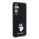 Husa pentru Samsung Galaxy S24 Plus - Karl Lagerfeld Silicone (KLHCS24MSMHCNPK) - Choupette Metal Pin