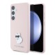 Husa pentru Samsung Galaxy S24 Plus - Karl Lagerfeld Silicone (KLHCS24MSMHCNPP) - Pink Choupette Metal Pin