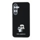 Husa pentru Samsung Galaxy S24 Plus - Karl Lagerfeld Silicone (KLHCS24MSMHKCNPK) - Karl&Choupette Metal Pin