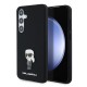 Husa pentru Samsung Galaxy S24 Plus - Karl Lagerfeld Silicone (KLHCS24MSMHKNPK) - Ikonik Metal Pin