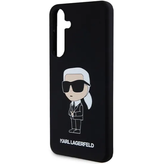 Husa pentru Samsung Galaxy S24 Plus - Karl Lagerfeld Silicone (KLHCS24MSNIKBCK) - Ikonik Husa pentru Samsung Galaxy S24 Plus - Karl Lagerfeld Silicone (KLHCS24MSNIKBCK) - Ikonik