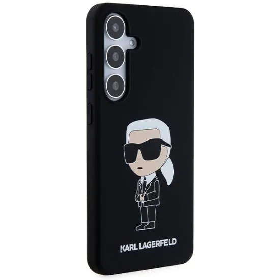 Husa pentru Samsung Galaxy S24 Plus - Karl Lagerfeld Silicone (KLHCS24MSNIKBCK) - Ikonik Husa pentru Samsung Galaxy S24 Plus - Karl Lagerfeld Silicone (KLHCS24MSNIKBCK) - Ikonik