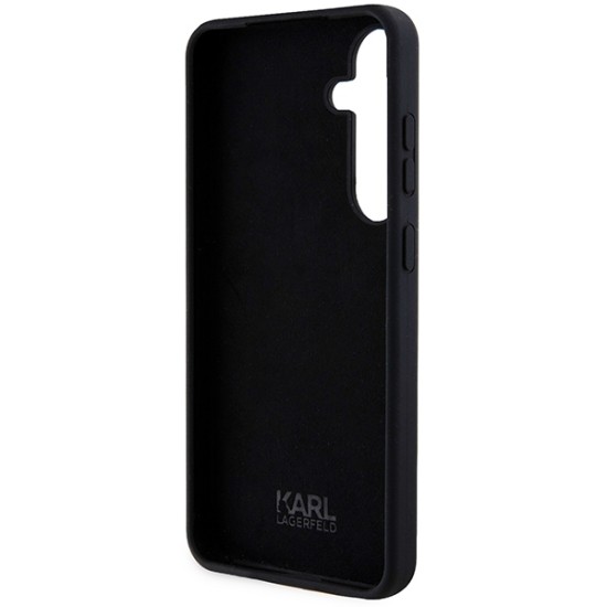 Husa pentru Samsung Galaxy S24 Plus - Karl Lagerfeld Silicone (KLHCS24MSNIKBCK) - Ikonik