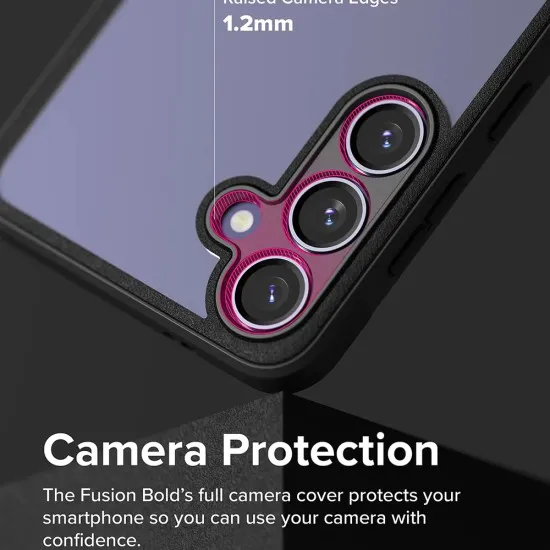 Husa pentru Samsung Galaxy S24 Plus - Ringke Fusion Bold - Black Husa pentru Samsung Galaxy S24 Plus - Ringke Fusion Bold - Black