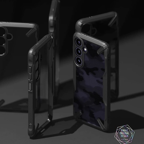 Husa pentru Samsung Galaxy S24 Plus - Ringke Fusion X Design - Camo Black