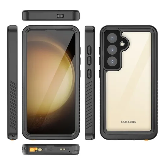 Husa pentru Samsung Galaxy S24 Plus - ShellBox Waterproof IP68 Case - Black Husa pentru Samsung Galaxy S24 Plus - ShellBox Waterproof IP68 Case - Black