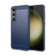 Husa pentru Samsung Galaxy S24 Plus - Techsuit Carbon Silicone - Blue