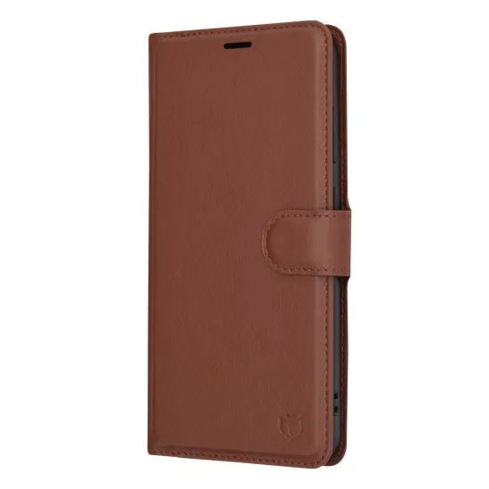 Husa pentru Samsung Galaxy S24 Plus - Techsuit Leather Folio - Brown
