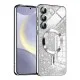 Husa pentru Samsung Galaxy S24 Plus - Techsuit Luxury Glitter MagSafe - Silver Husa pentru Samsung Galaxy S24 Plus - Techsuit Luxury Glitter MagSafe - Silver