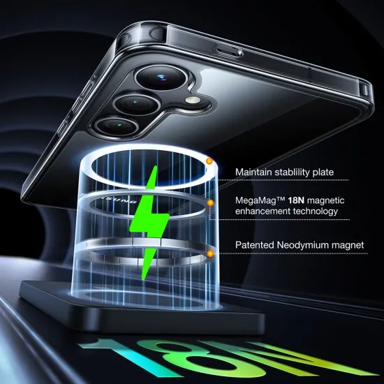 Husa pentru Samsung Galaxy S24 Plus - Torras Diamond MagSafe Series - Clear Husa pentru Samsung Galaxy S24 Plus - Torras Diamond MagSafe Series - Clear