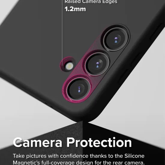 Husa pentru Samsung Galaxy S24 - Ringke Silicone Magnetic - Pink Sand Husa pentru Samsung Galaxy S24 - Ringke Silicone Magnetic - Pink Sand