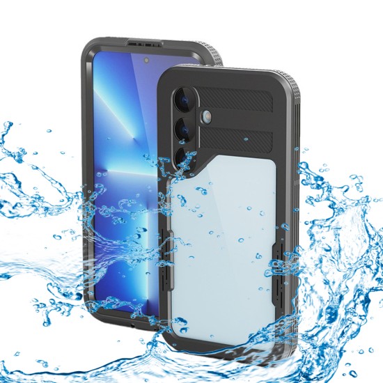 Husa pentru Samsung Galaxy S24 - ShellBox Waterproof IP68 Case - Black