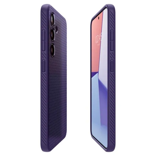 Husa pentru Samsung Galaxy S24 - Spigen Liquid Air - Deep Purple Husa pentru Samsung Galaxy S24 - Spigen Liquid Air - Deep Purple
