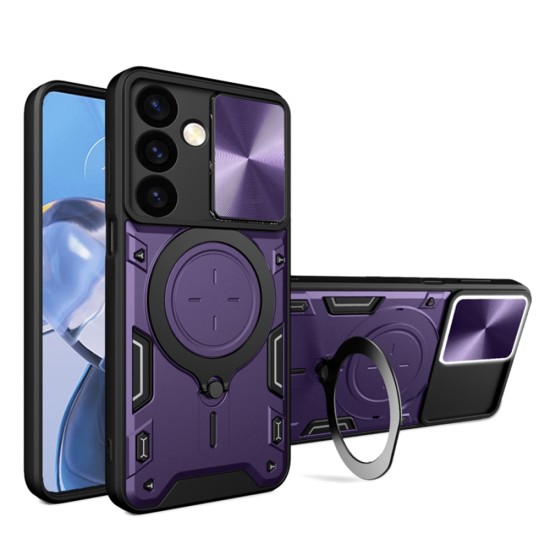 Husa pentru Samsung Galaxy S24 - Techsuit CamGuard Pro - Purple