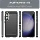 Husa pentru Samsung Galaxy S24 - Techsuit Carbon Silicone - Black Husa pentru Samsung Galaxy S24 - Techsuit Carbon Silicone - Black