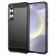 Husa pentru Samsung Galaxy S24 - Techsuit Carbon Silicone - Black Husa pentru Samsung Galaxy S24 - Techsuit Carbon Silicone - Black