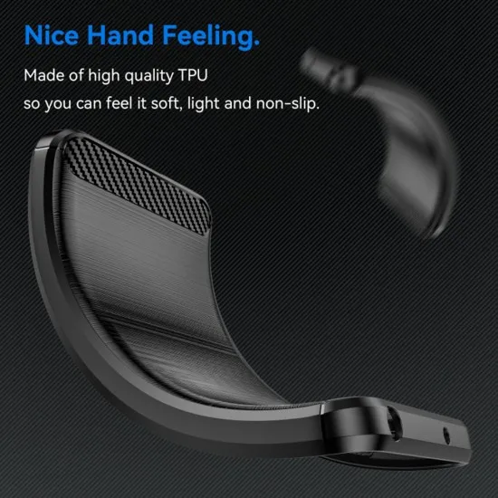 Husa pentru Samsung Galaxy S24 - Techsuit Carbon Silicone - Black Husa pentru Samsung Galaxy S24 - Techsuit Carbon Silicone - Black