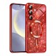 Husa pentru Samsung Galaxy S24 - Techsuit Luxury Glitter MagSafe - Red