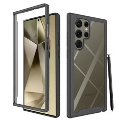 Husa pentru Samsung Galaxy S24 Ultra + Folie - Techsuit Defense360 Pro - Black Husa pentru Samsung Galaxy S24 Ultra + Folie - Techsuit Defense360 Pro - Black