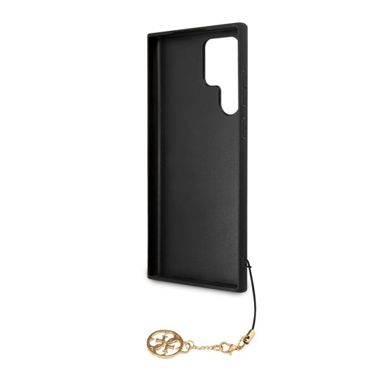 Husa pentru Samsung Galaxy S24 Ultra - Guess Hardcase 4G Charms Collection (GUHCS24LGF4GGR) - Black