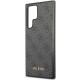 Husa pentru Samsung Galaxy S24 Ultra - Guess Hardcase 4G Metal Gold Logo (GUHCS24LG4GFGR) - Black