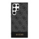 Husa pentru Samsung Galaxy S24 Ultra - Guess Hardcase 4G Stripe Collection (GUHCS24LG4GLGR) - Black