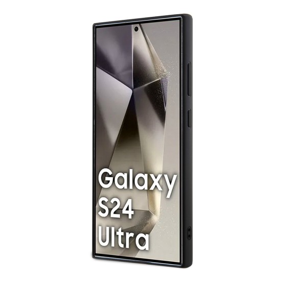 Husa pentru Samsung Galaxy S24 Ultra - Karl Lagerfeld 3D Design (KLHCS24L3DRKINK) - Rubber Ikonik