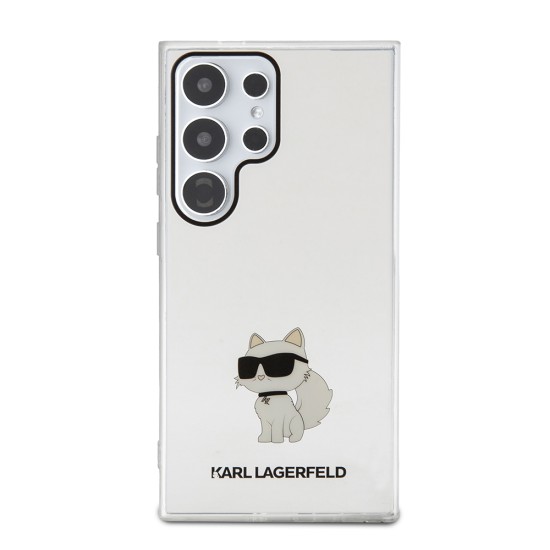 Husa pentru Samsung Galaxy S24 Ultra - Karl Lagerfeld IML Luxury (KLHCS24LHNCHTCT) - Transparent Choupette