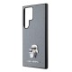 Husa pentru Samsung Galaxy S24 Ultra - Karl Lagerfeld Saffiano (KLHCS24LPSAKCMPG) - Grey Karl&Choupette Metal Pin