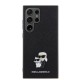 Husa pentru Samsung Galaxy S24 Ultra - Karl Lagerfeld Saffiano (KLHCS24LPSAKCMPK) - Karl&Choupette Metal Pin