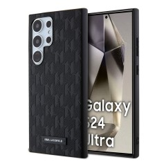 Husa pentru Samsung Galaxy S24 Ultra - Karl Lagerfeld Saffiano (KLHCS24LSAKLHPK) - Mono Metal Logo Husa pentru Samsung Galaxy S24 Ultra - Karl Lagerfeld Saffiano (KLHCS24LSAKLHPK) - Mono Metal Logo