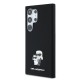 Husa pentru Samsung Galaxy S24 Ultra - Karl Lagerfeld Silicone (KLHCS24LSMHKCNPK) - Karl&Choupette