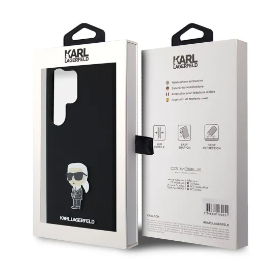 Husa pentru Samsung Galaxy S24 Ultra - Karl Lagerfeld Silicone (KLHCS24LSMHKNPK) - Ikonik Husa pentru Samsung Galaxy S24 Ultra - Karl Lagerfeld Silicone (KLHCS24LSMHKNPK) - Ikonik