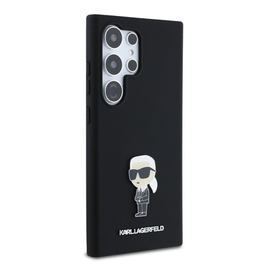 Husa pentru Samsung Galaxy S24 Ultra - Karl Lagerfeld Silicone (KLHCS24LSMHKNPK) - Ikonik