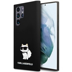 Husa pentru Samsung Galaxy S24 Ultra - Karl Lagerfeld Silicone (KLHCS24LSNCHBCK) - Choupette Husa pentru Samsung Galaxy S24 Ultra - Karl Lagerfeld Silicone (KLHCS24LSNCHBCK) - Choupette