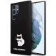 Husa pentru Samsung Galaxy S24 Ultra - Karl Lagerfeld Silicone (KLHCS24LSNCHBCK) - Choupette