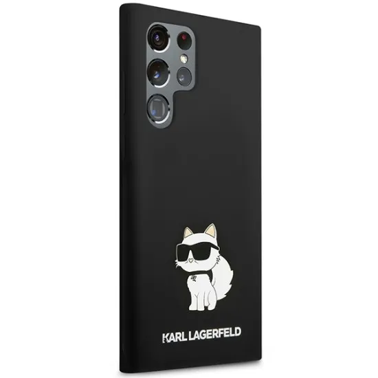 Husa pentru Samsung Galaxy S24 Ultra - Karl Lagerfeld Silicone (KLHCS24LSNCHBCK) - Choupette Husa pentru Samsung Galaxy S24 Ultra - Karl Lagerfeld Silicone (KLHCS24LSNCHBCK) - Choupette