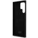 Husa pentru Samsung Galaxy S24 Ultra - Karl Lagerfeld Silicone (KLHCS24LSNCHBCK) - Choupette