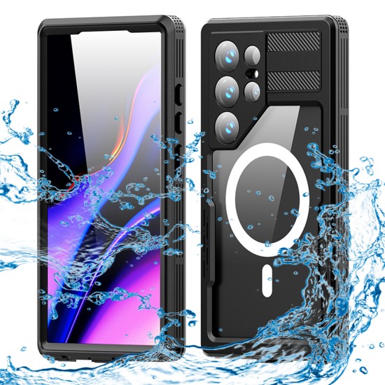 Husa pentru Samsung Galaxy S24 Ultra - ShellBox Waterproof IP68 Case - Black