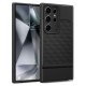 Husa pentru Samsung Galaxy S24 Ultra - Spigen Caseology Parallax - Matte Black