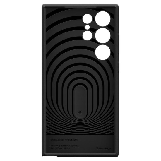 Husa pentru Samsung Galaxy S24 Ultra - Spigen Caseology Parallax - Matte Black