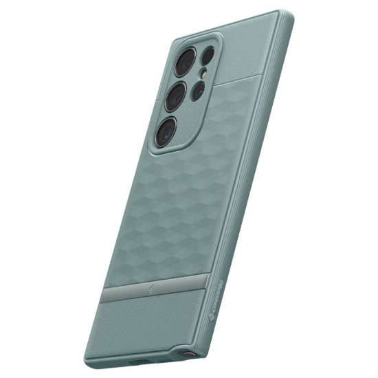 Husa pentru Samsung Galaxy S24 Ultra - Spigen Caseology Parallax - Sage Green