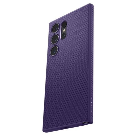 Husa pentru Samsung Galaxy S24 Ultra - Spigen Liquid Air - Deep Purple