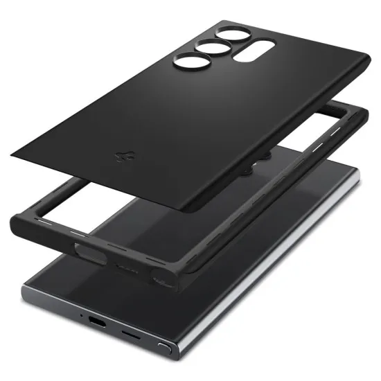 Husa pentru Samsung Galaxy S24 Ultra - Spigen Thin Fit - Black Husa pentru Samsung Galaxy S24 Ultra - Spigen Thin Fit - Black